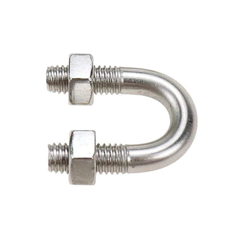 Sscon 10Pcs M6x10 304 Stainless Steel U-Bolt Fastener for 10mm Pipe Dia - Image 4